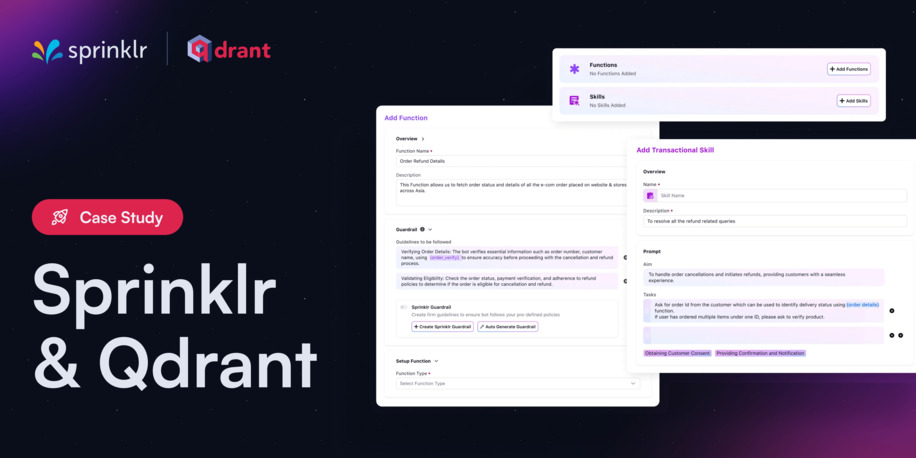 How Sprinklr Leverages Qdrant to Enhance AI-Driven Customer Experience Solutions