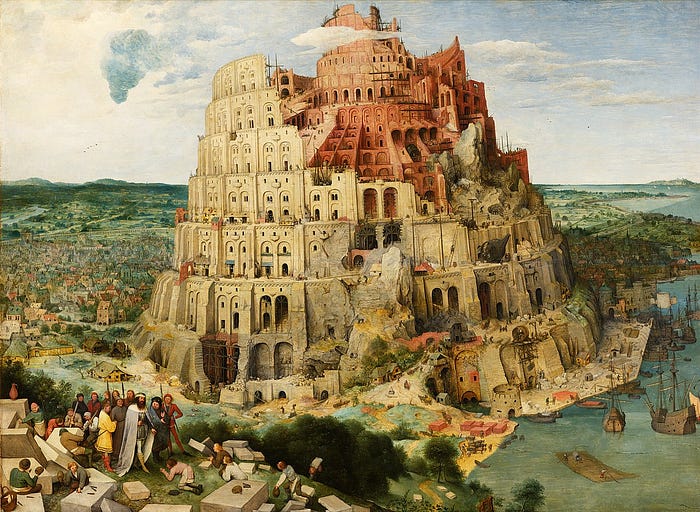 The Tower of Babel, Pieter Bruegel.
