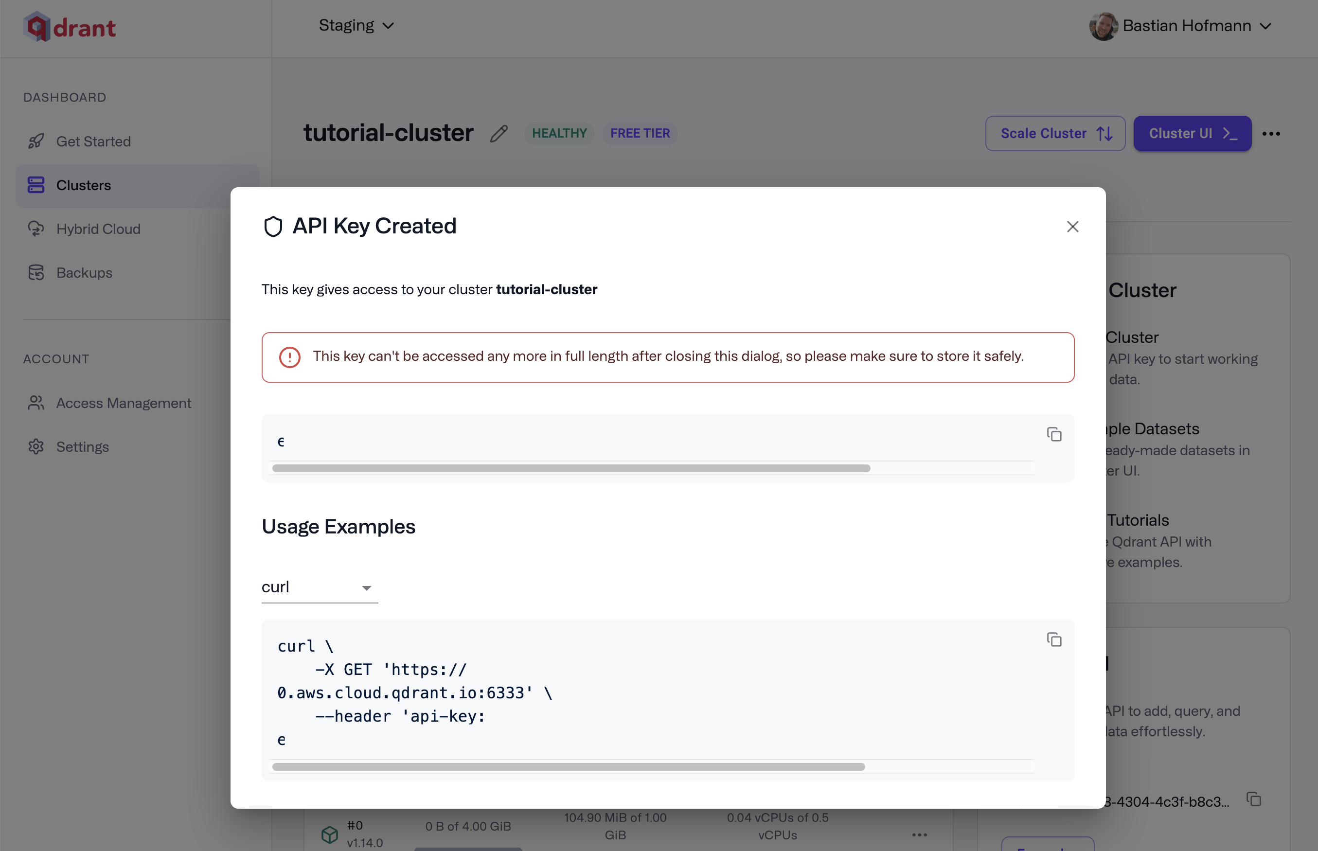 get api key