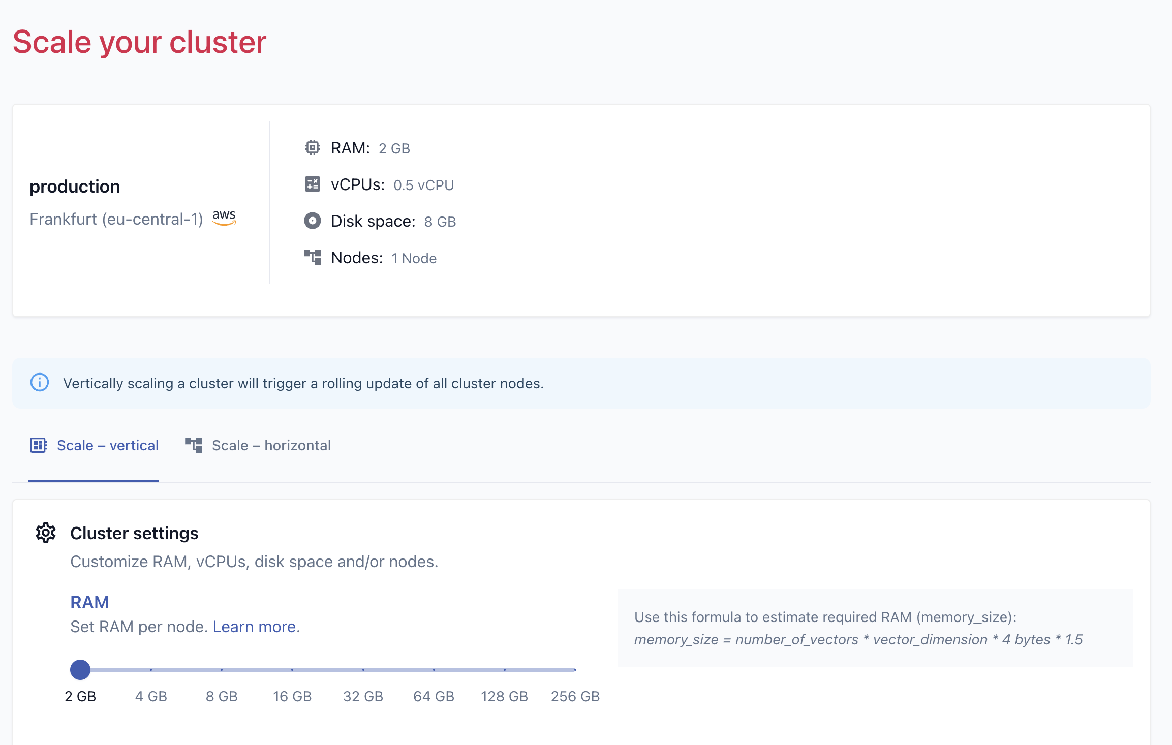 Cluster Scaling