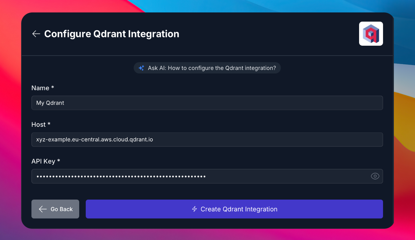 Vectorize connection