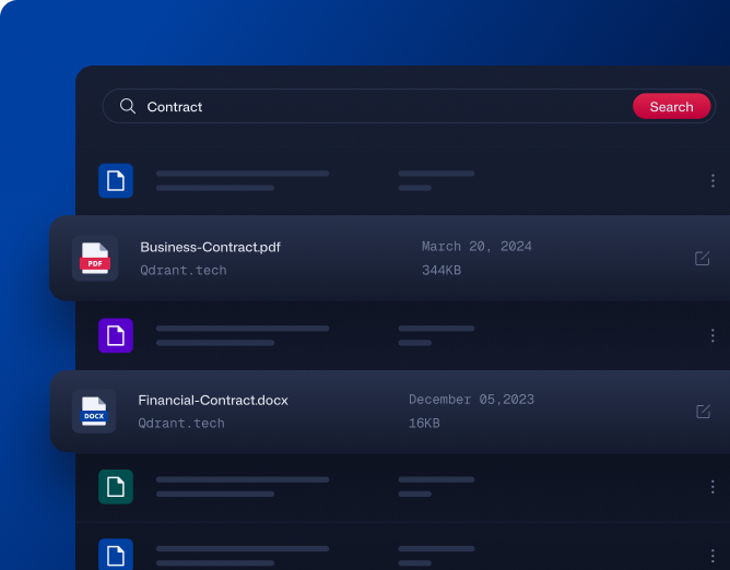 LegalTech Guide - Document search interface